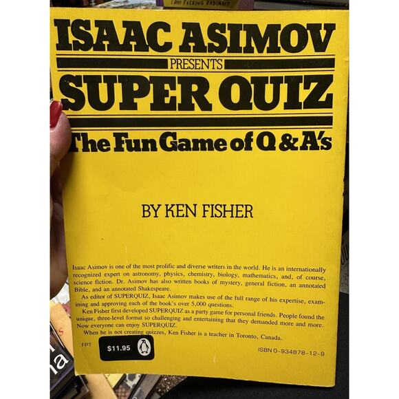 Isaac Asimov Presents Super Quiz - Picture 2 of 7